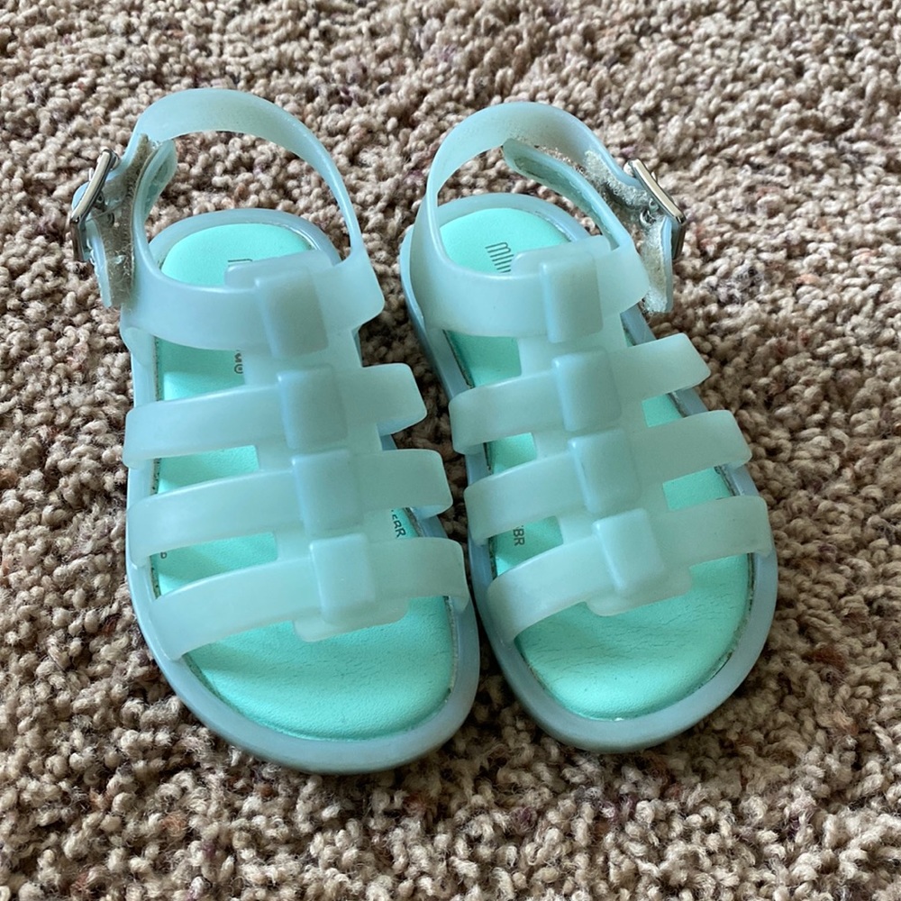 Mint Mini Melissa sandals